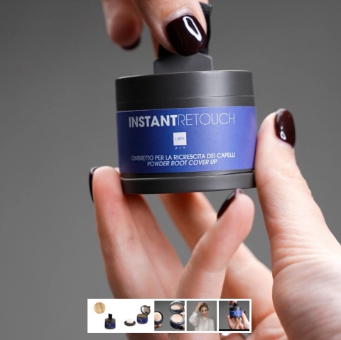 BŁYSKAWICZNY RETUSZ H644 puder do tuszowania odrostów INSTANT RETOUCH HAIR KOLOR jasny brąz