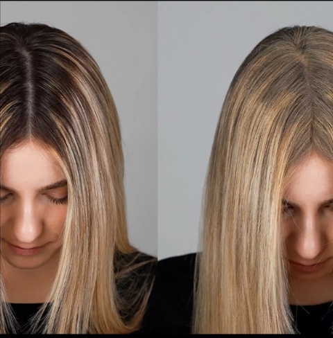 BŁYSKAWICZNY RETUSZ H646 puder do tuszowania odrostów INSTANT RETOUCH HAIR KOLOR Jasny blond